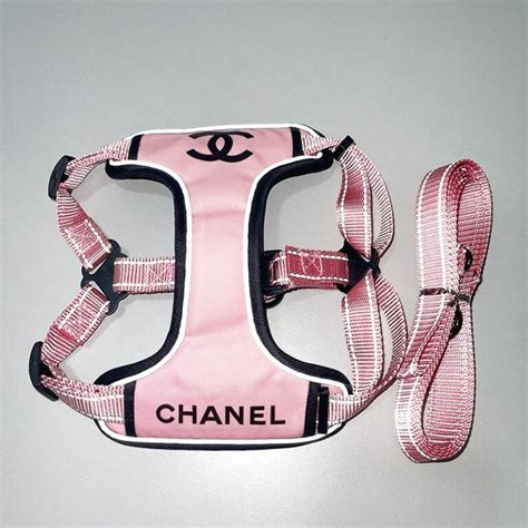 chanel dog collar and leash|Chanel dog hoodie.